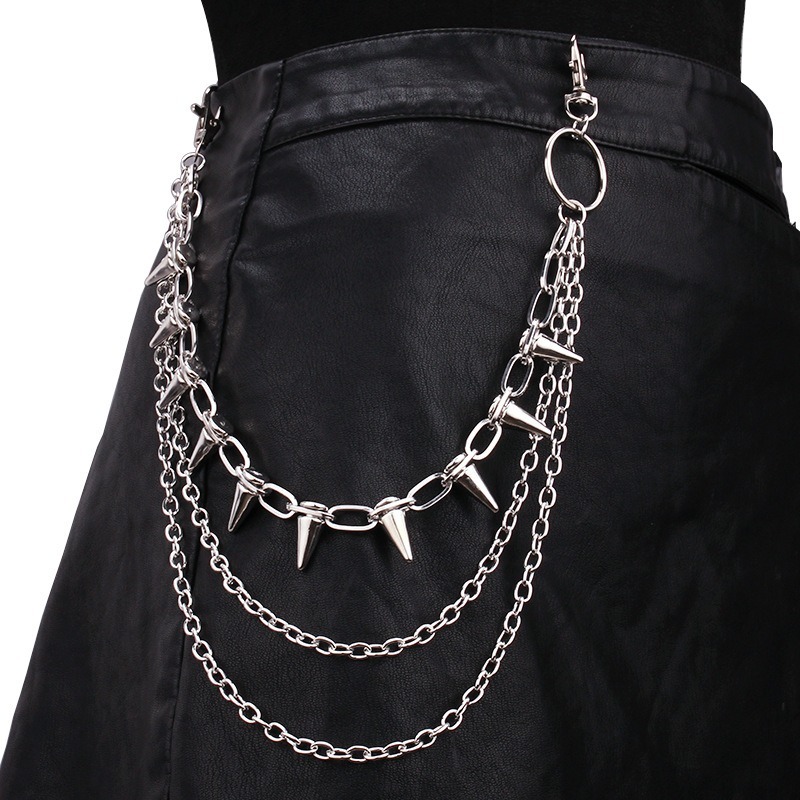 Women Bags With Wallet - Hip Hop Punk Rock Metal Pants