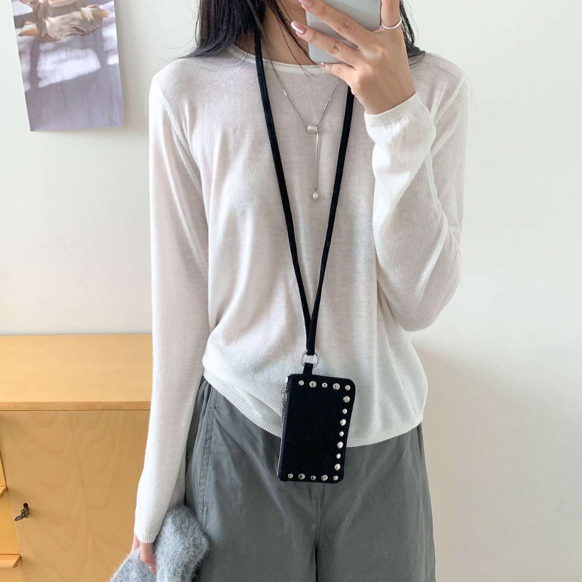 NEW Studded Shoulder Bag Mini  - đánh giá và giá Women Bags With Wallet