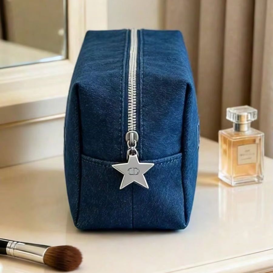 Dior Dark Denim Embroidered Lo - đánh giá và giá Women Bags Dior