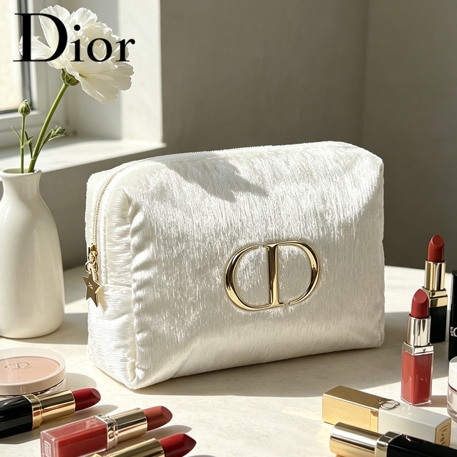 Dior’s Bag White Velvet Travel - đánh giá và giá Women Bags Dior