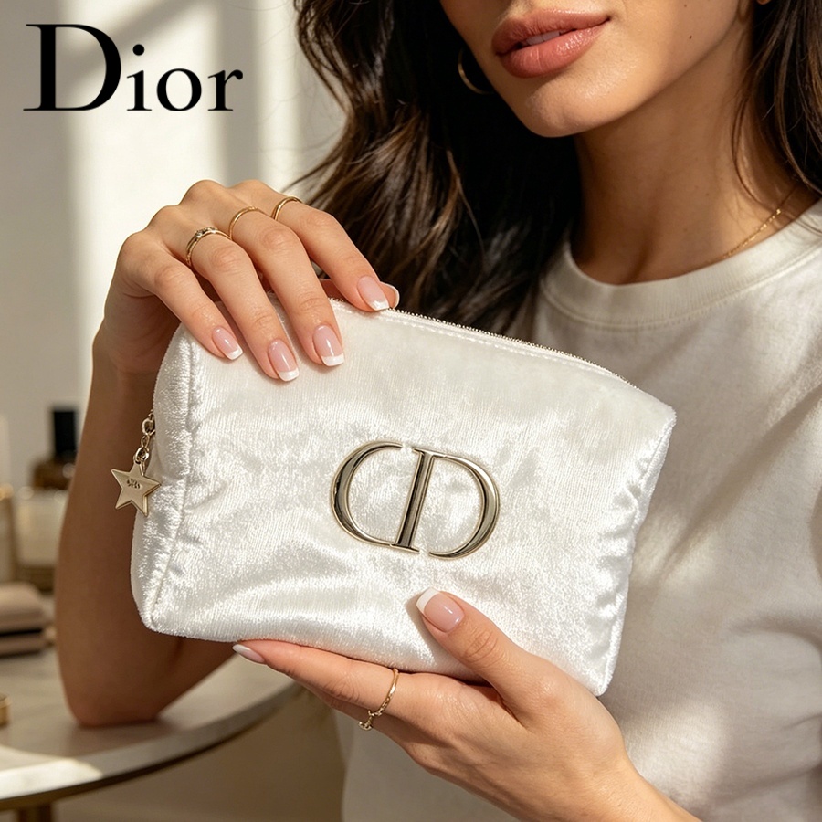Dior’s Bag White Velvet Travel - đánh giá và giá Women Bags Dior