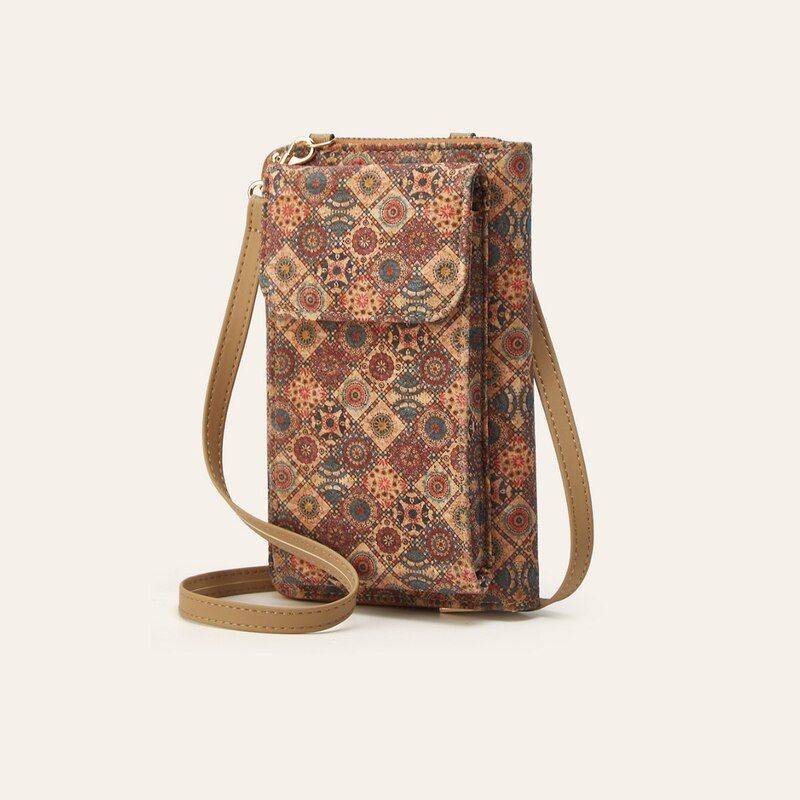 Portable Cork Tree Bark Printe - đánh giá và giá Women Bags With Wallet