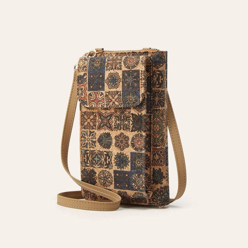 Portable Cork Tree Bark Printe - đánh giá và giá Women Bags With Wallet