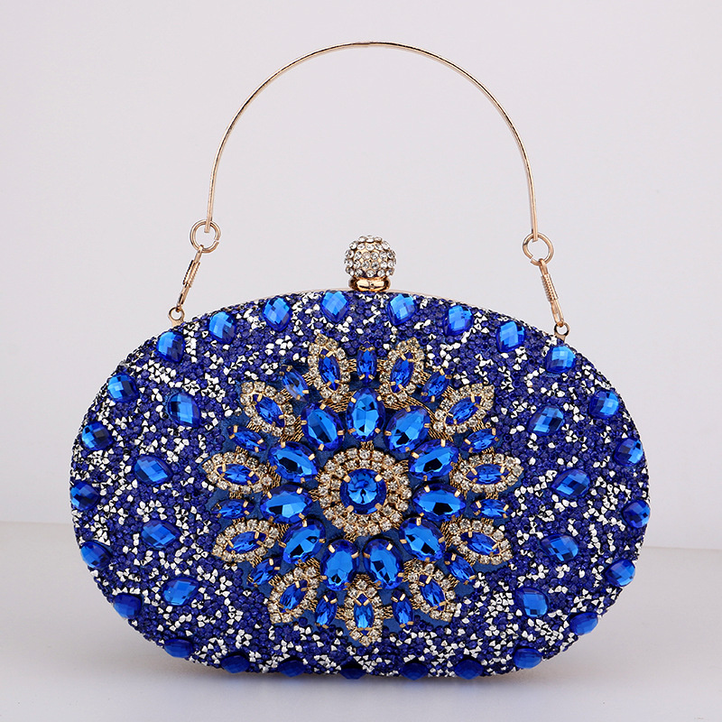 Diamond Crystal Women Make Up  - đánh giá và giá Women Bags Golden