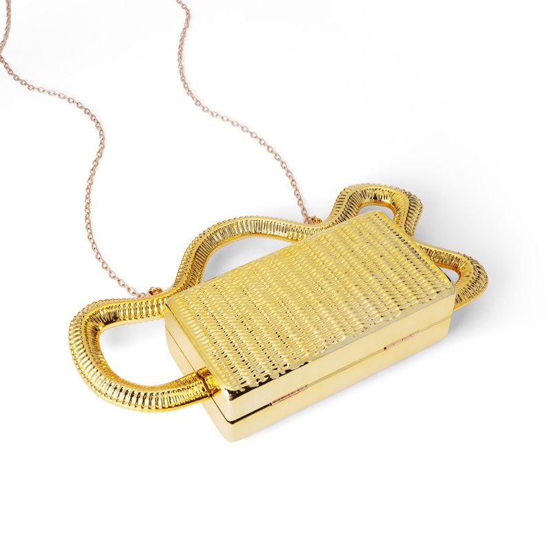 2026 Acrylic Fashion Serpentin - đánh giá và giá Women Bags Golden