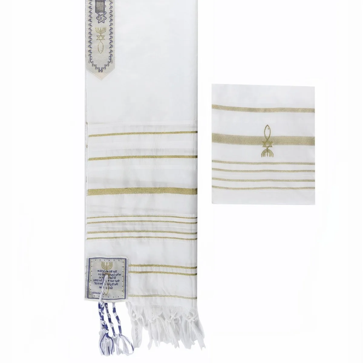 Golden Stripes Prayer Shawl wi - đánh giá và giá Women Bags Golden