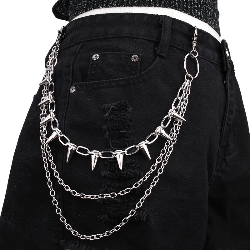 Hip Hop Punk Rock Metal Pants  - đánh giá và giá Women Bags With Wallet